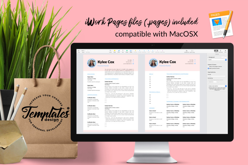 teacher-resume-cv-template-for-microsoft-word-amp-apple-pages-kylie-cox