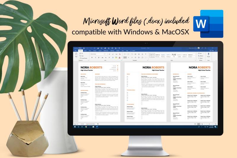 teacher-resume-template-for-microsoft-word-amp-apple-pages-nora-roberts