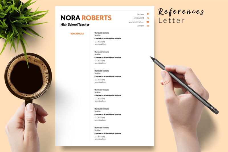 teacher-resume-template-for-microsoft-word-amp-apple-pages-nora-roberts