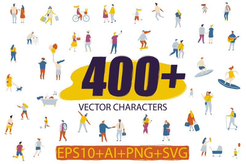400-set-of-flat-vector-people