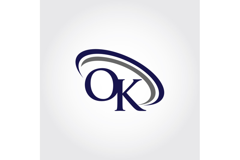 monogram-ok-logo-design