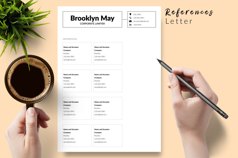 legal-resume-cv-template-for-microsoft-word-amp-apple-pages-brooklyn-may