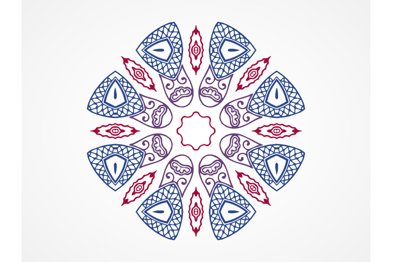 ornament-abstract-navy-purple-red-color