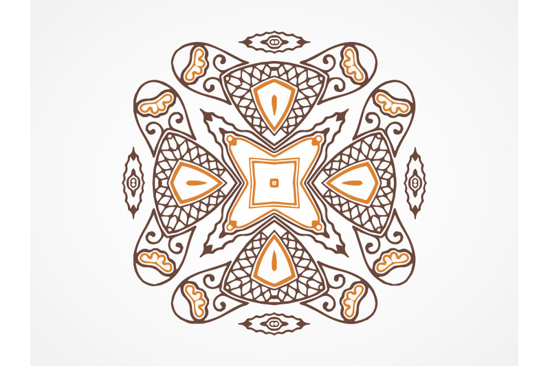 ornament-abstract-brown-color