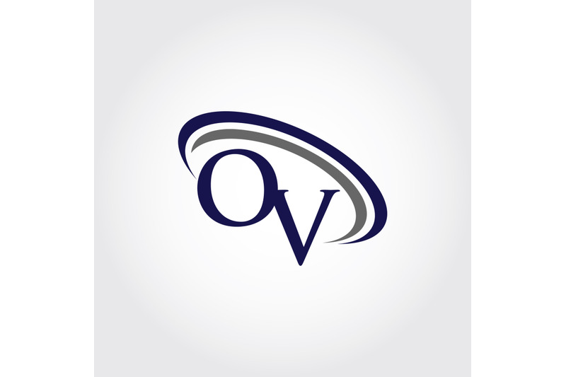 monogram-ov-logo-design