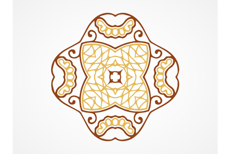 ornament-abstract-brown-color-design