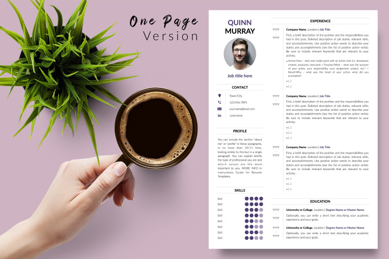 modern-resume-template-for-microsoft-word-amp-apple-pages-quinn-murray