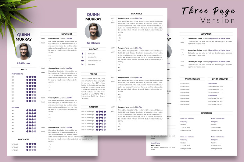 modern-resume-template-for-microsoft-word-amp-apple-pages-quinn-murray