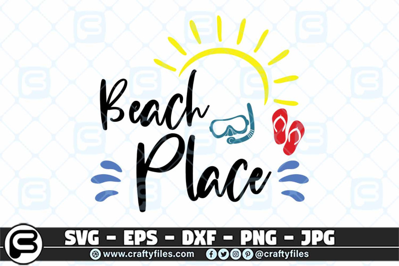 beach-place-svg-cut-file-sun-svg-summer-svg-flip-flop-svg
