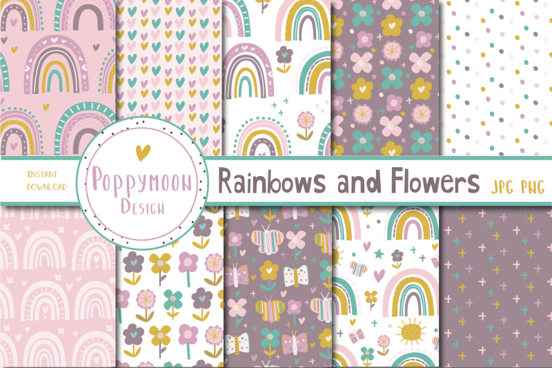 rainbows-and-flowers-paper