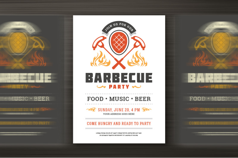 barbecue-party-flyer-template