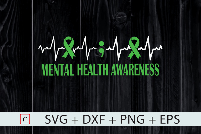 green-ribbon-heartbeat-svg-mental-health