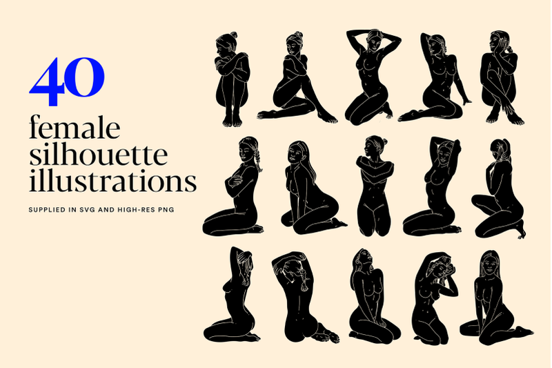 female-bodies-silhouette-illustration-set