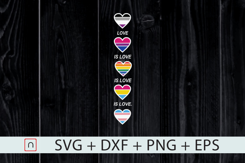 Free Free 144 Love Is Love Pride Svg Free SVG PNG EPS DXF File