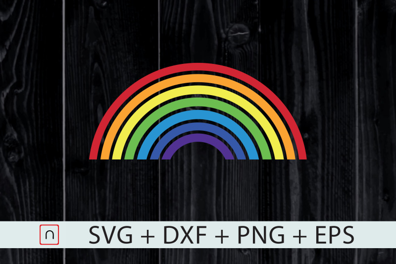 lgbt-rainbow-simple-basic-glossy-stripe