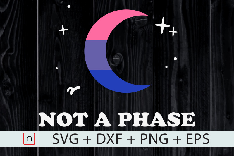 not-a-phase-bisexual-lgbtq-flag-moon-svg