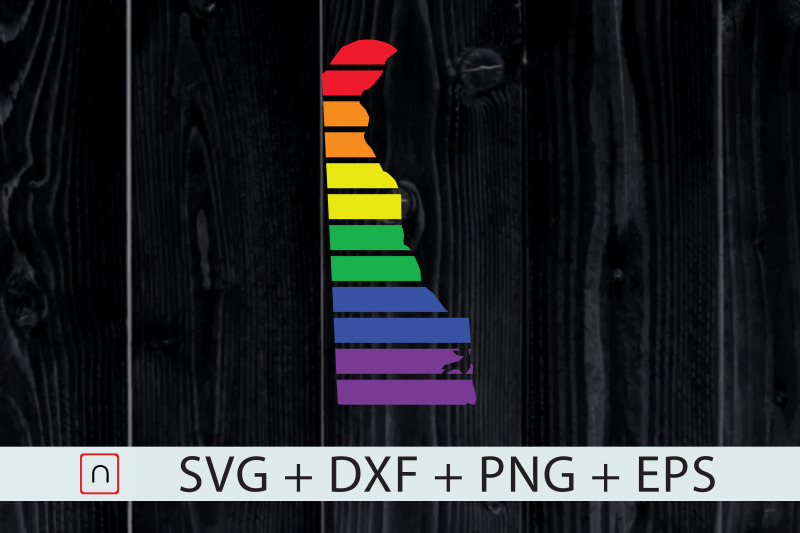 delaware-state-map-rainbow-lgbt-pride