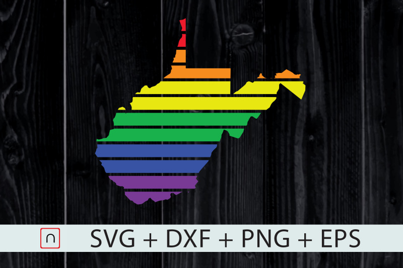 west-virginia-state-map-rainbow-lgbt-svg