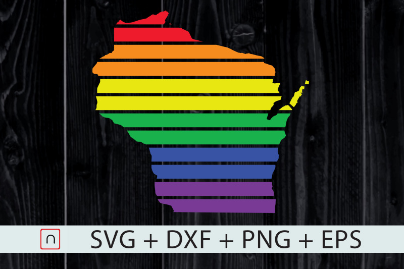 wisconsin-state-map-rainbow-lgbt-pride