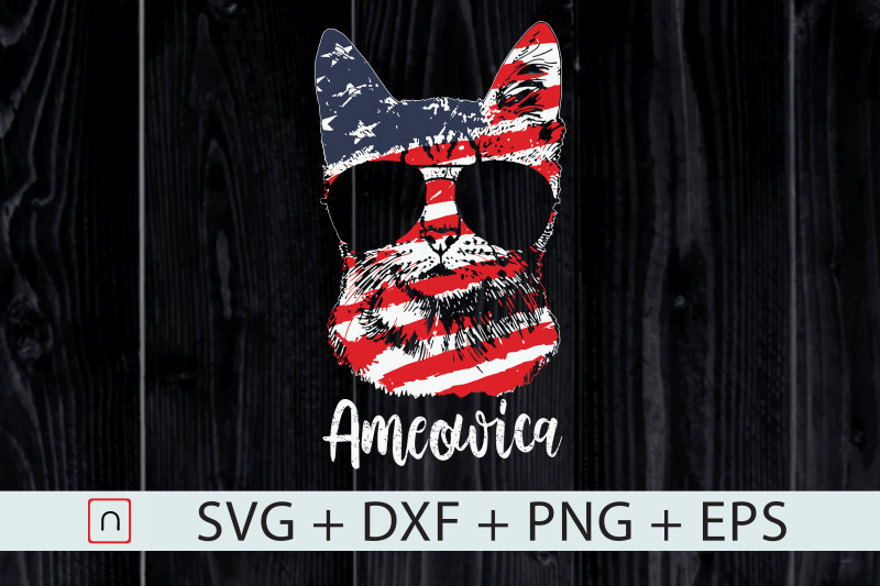 cute-cat-ameowica-usa-flag-4th-of-july