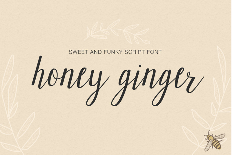 honey-ginger-sweet-and-funky-script