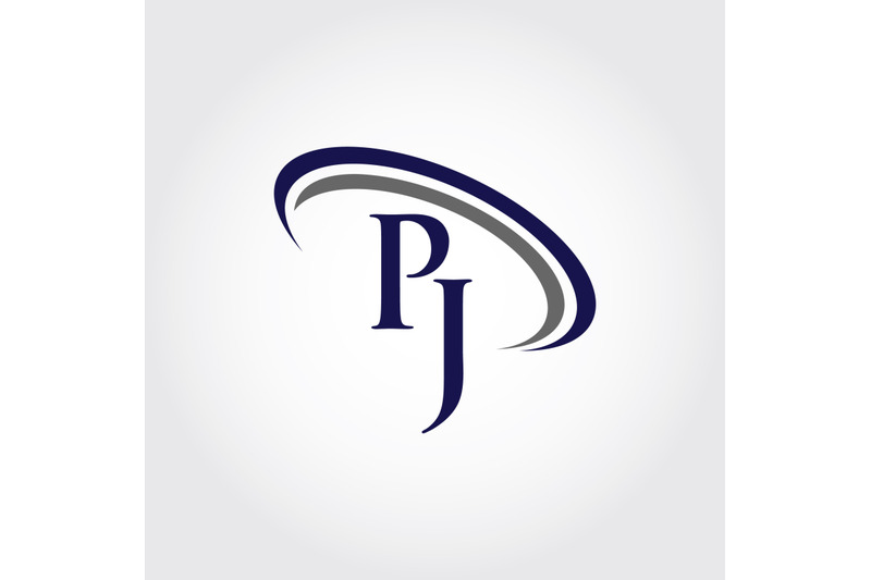 monogram-pj-logo-design