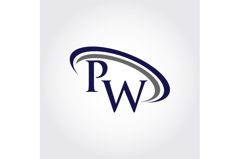monogram-pw-logo-design