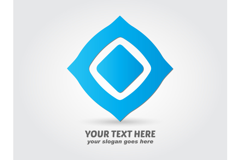 logo-abstract-gradient-blue-elegant-design