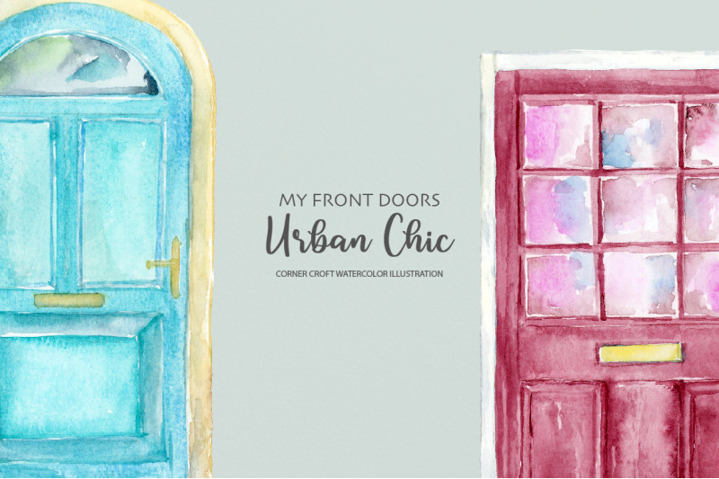 watercolor-urban-front-door-illustration