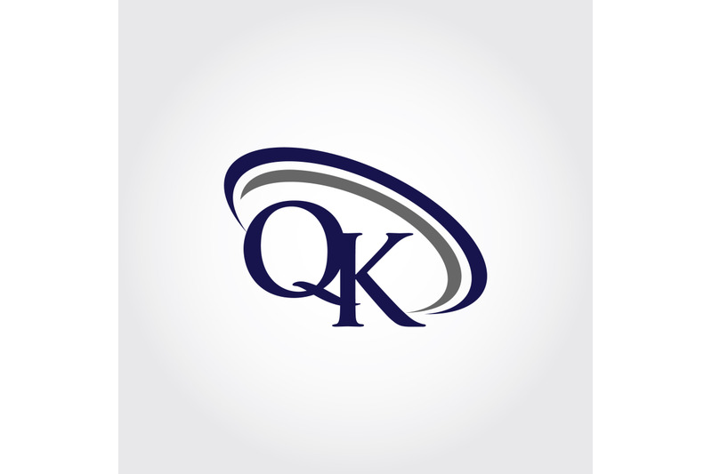 monogram-qk-logo-design