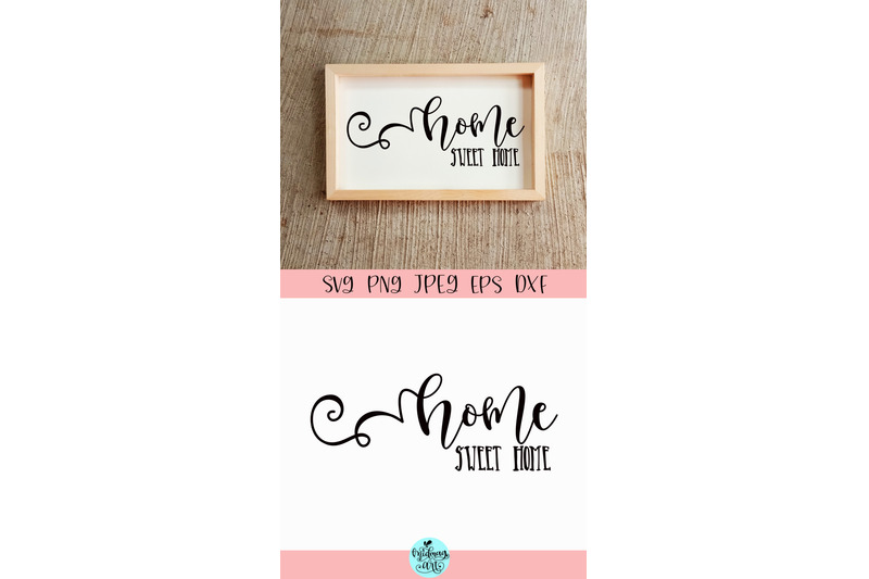 home-sweet-home-wood-sign-svg