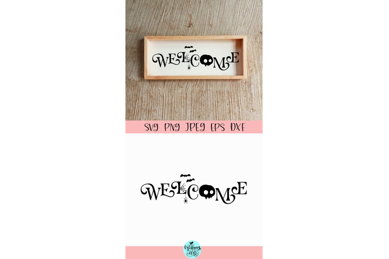 welcome-wood-sign-svg-halloween-wood-sign-svg