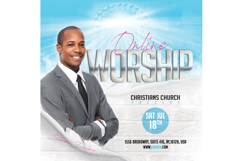 church-worship-flyer