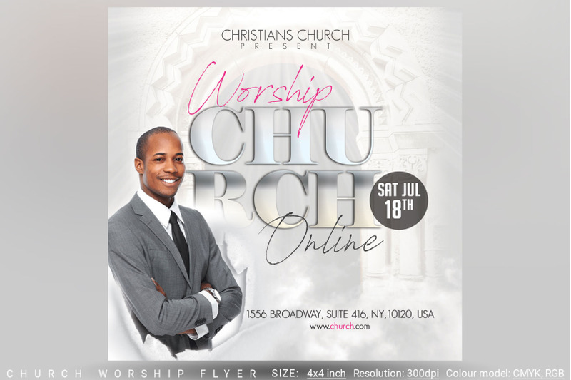 church-worship-flyer