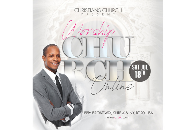 church-worship-flyer