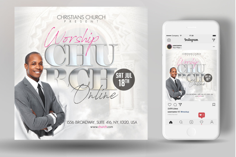 church-worship-flyer