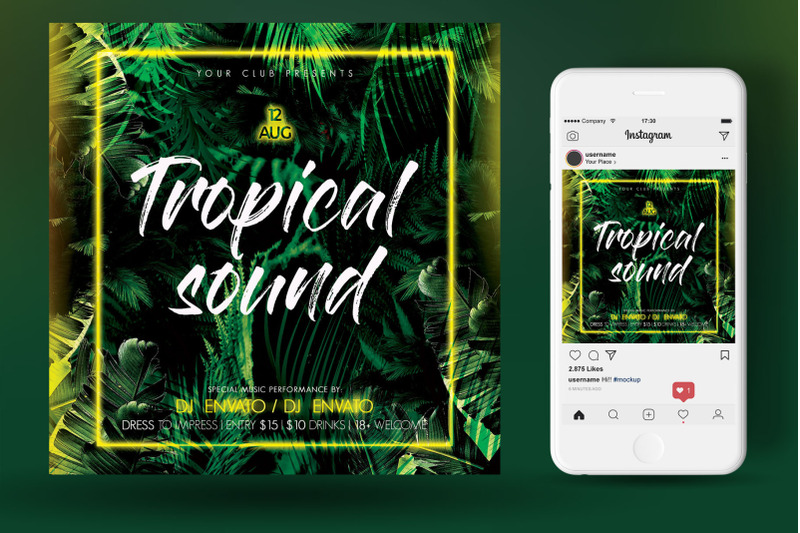 summer-tropical-sound-flyer