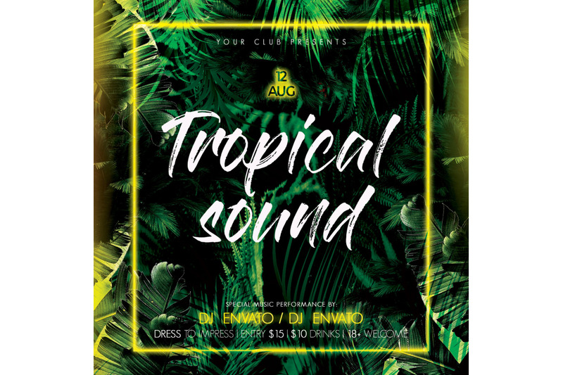summer-tropical-sound-flyer
