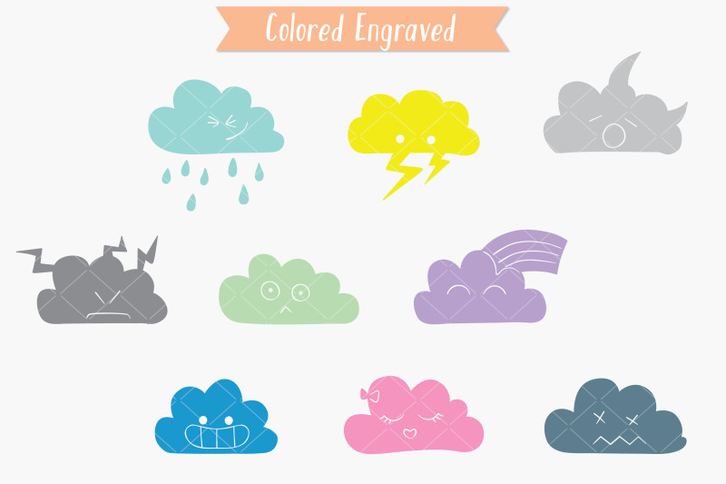 clouds-colored-kawaii-hand-drawn-weather-rainbow-moon-lightning