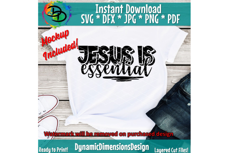 Download Jesus is essential SVG, Cross SVG, Faith it till you make ...