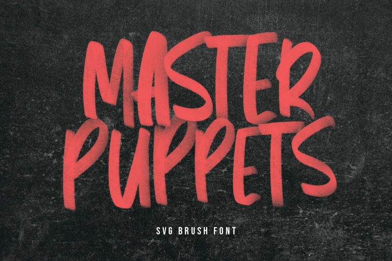 master-puppets-svg-brush-sans-handmade-font-type