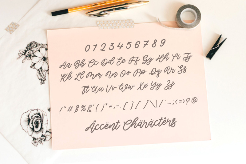 amertano-monoline-handwritten-font