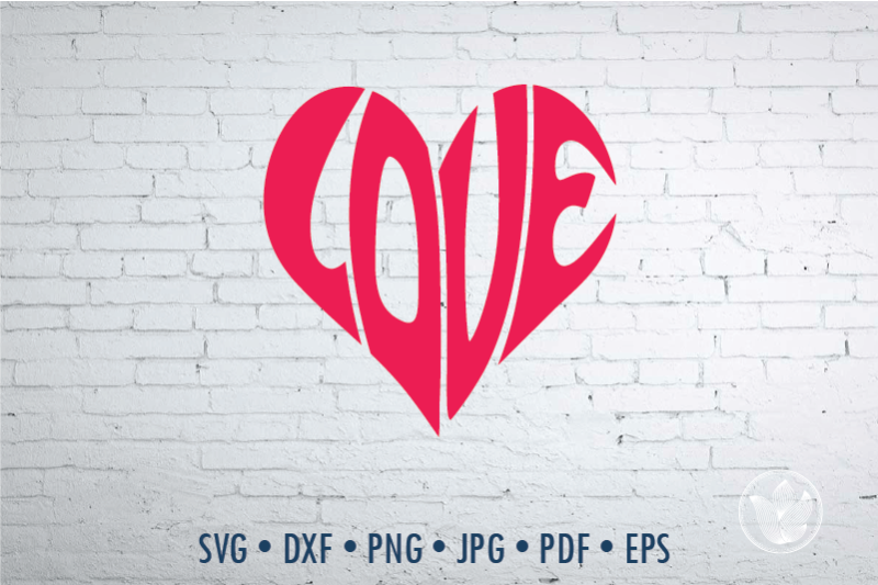 love-word-art-heart-svg-dxf-eps-png-jpg