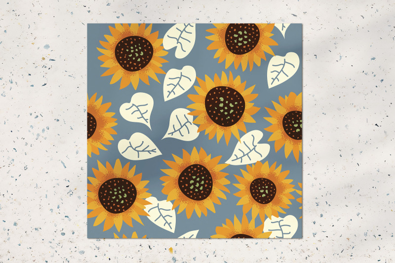 sunflowers-seamless-pattern