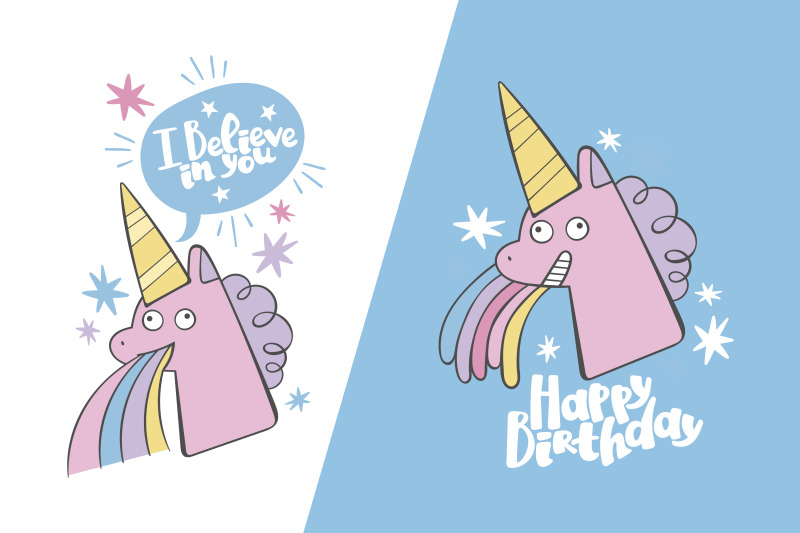 magic-unicorn-children-039-s-drawings-character-lettering-pattern