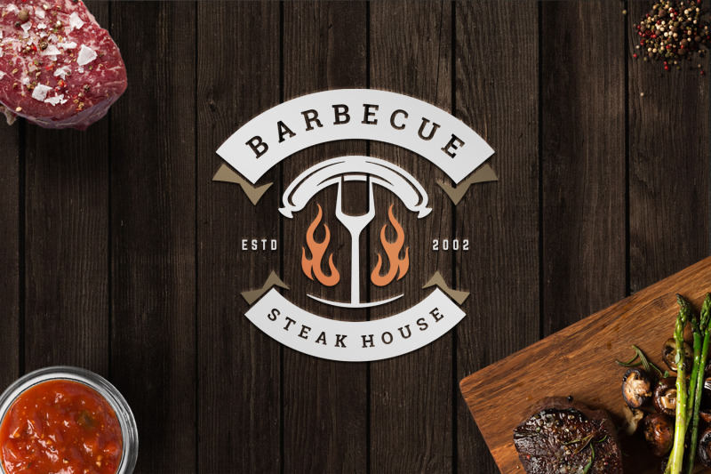 barbecue-grill-logo-template