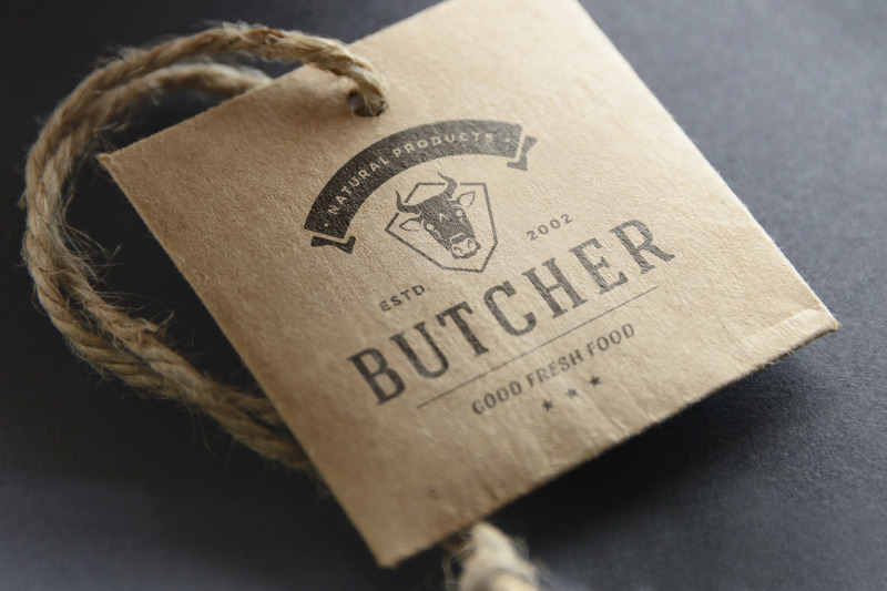 vintage-insignia-for-butcher-shop