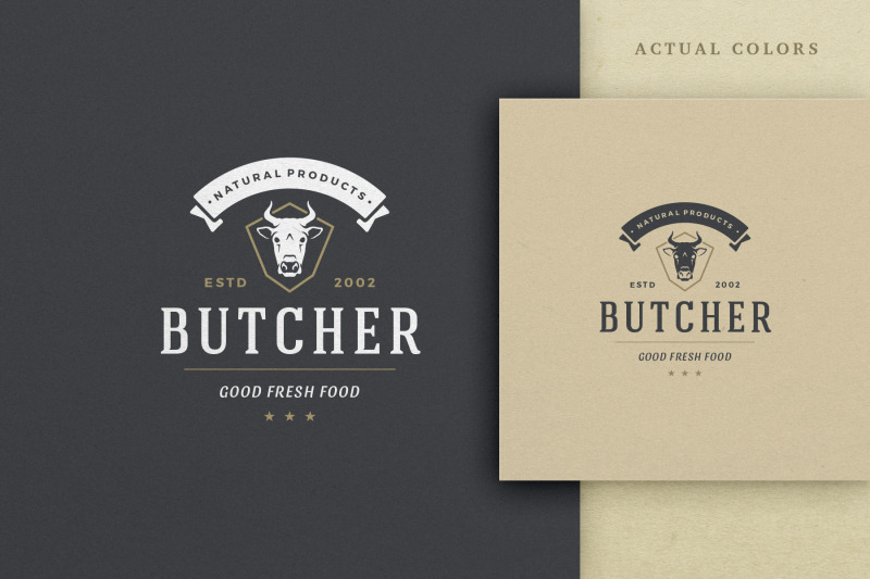 vintage-insignia-for-butcher-shop