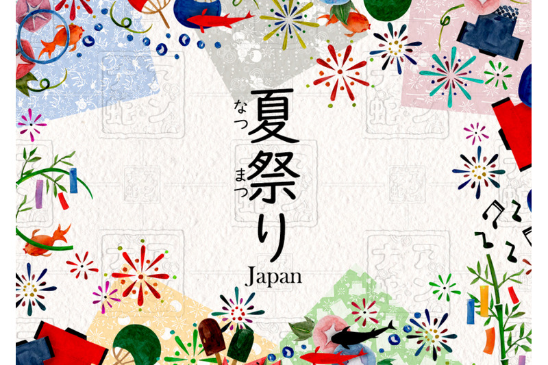 watercolor-full-set-of-japan-summer-festivals