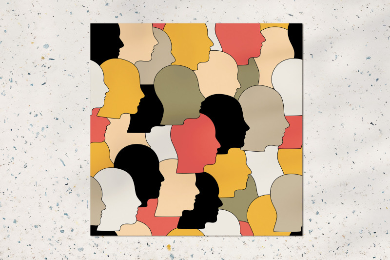 profile-heads-seamless-pattern